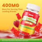 Alpha Lipoic Acid Gummies with ALA, Vitamin B1, B6, B12, Benfotiamine, and Biotin, High Absorption ALA Supplement for Energy and Health,Raspberry Flavor (60 Counts, Pack of 1)