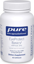 Pure Encapsulations EyeProtect Basics Without Zinc | Key Antioxidant Support for Eye Health | 60 Capsules