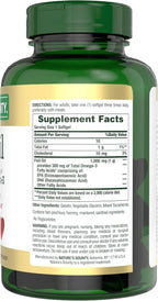 Nature's Bounty Fish Oil,Supports Heart Health,1000mg,Rapid Release Softgels,145 Ct,(Pack of 2)