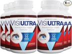 Eye Health Supplement – 14 Essential nutrients for Clear Vision, Blue Light Protection, and Long-Term Eye Health. Supports Clarity and Eye Wellness. 60 Capsules. (6 Pack)