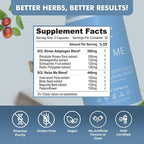 Relax Me - Natural Calming Relief for Stress, Tension, & Worry - 15x More Effective - Support Mood, Relax the Mind & Body - Supplements for Adults - Non-Drowsy - 60 Vegetarian Capsules