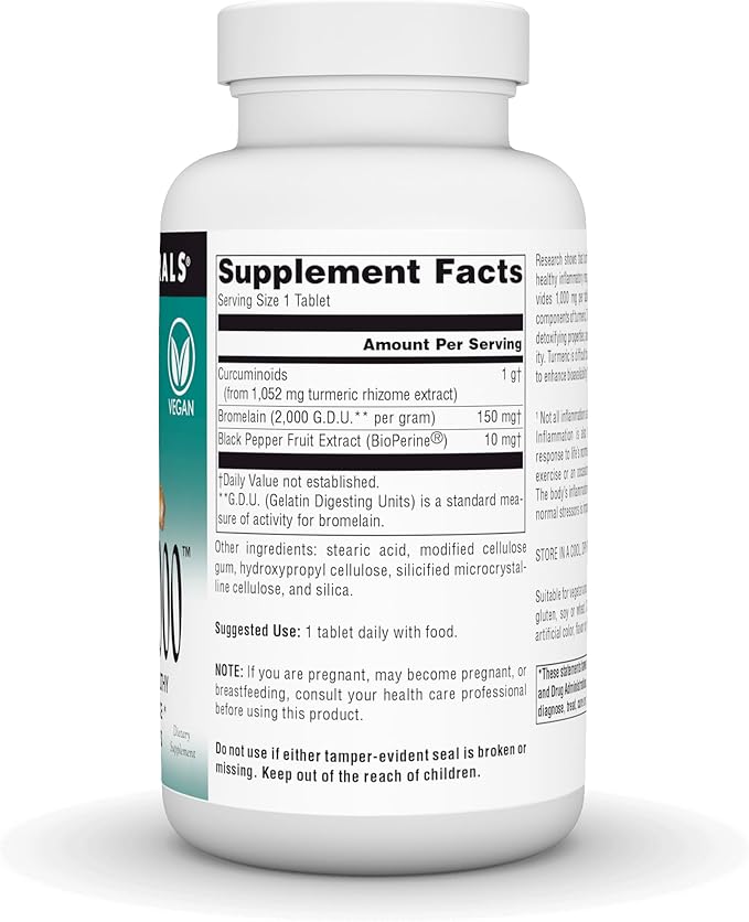 Source Naturals Turmeric 1000, Supports the Body’s Healthy Inflammatory Response*, 1,000mg - 120 Tablets