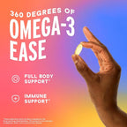 Oceanblue Omega-3 Bundle – 2100 Triple Strength 180ct + Essentials Everyday Omega Minis 60ct – High-Potency EPA, DHA, DPA with Vitamin D3 – Orange Flavor – Heart, Brain & Immune Support - 2 Pack