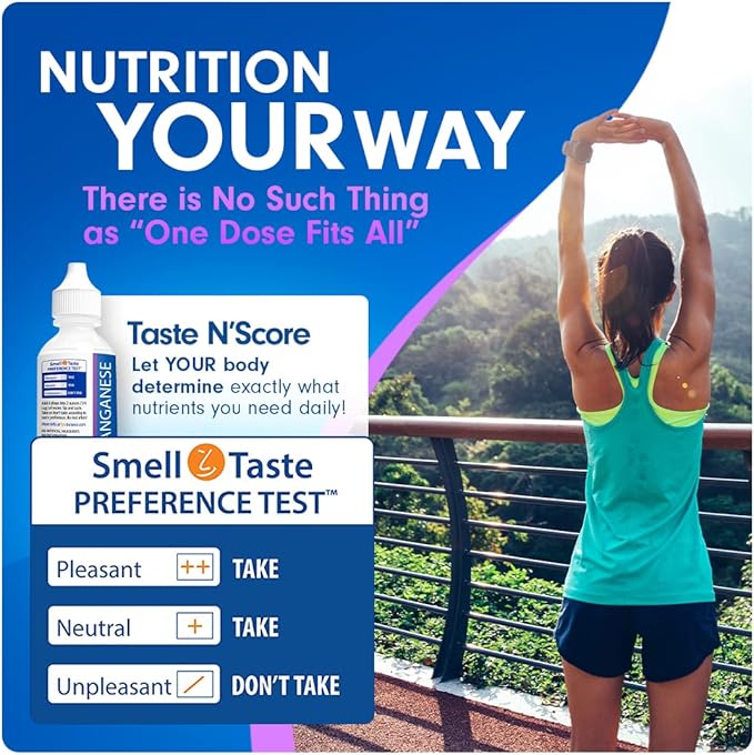 Taste N' Score Manganese Liquid Ionic Mineral Supplement; 100% Pure; 6 mg; 118 Servings