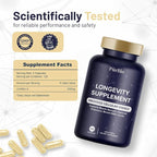 Premium Urolithin A Supplements 250 mg - Maximum Strength Cellular Energy Support - NAD+, Vegan Anti-Aging Formula. Supplements for Women Men - 120 Capsules