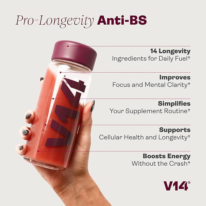 Youth & Earth V14 Reds Powder | NMNH, Spermidine, Magnesium Blend | Daily Wellness Powder | Gluten Free, Soy Free, Non-GMO | 30 Servings