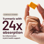 Humann SuperBeets Heart Chews & Turmeric Chews, Beetroot and Turmeric Supplement, High Absorption Curcumin Complex, Nitric Oxide Support, 90 Count