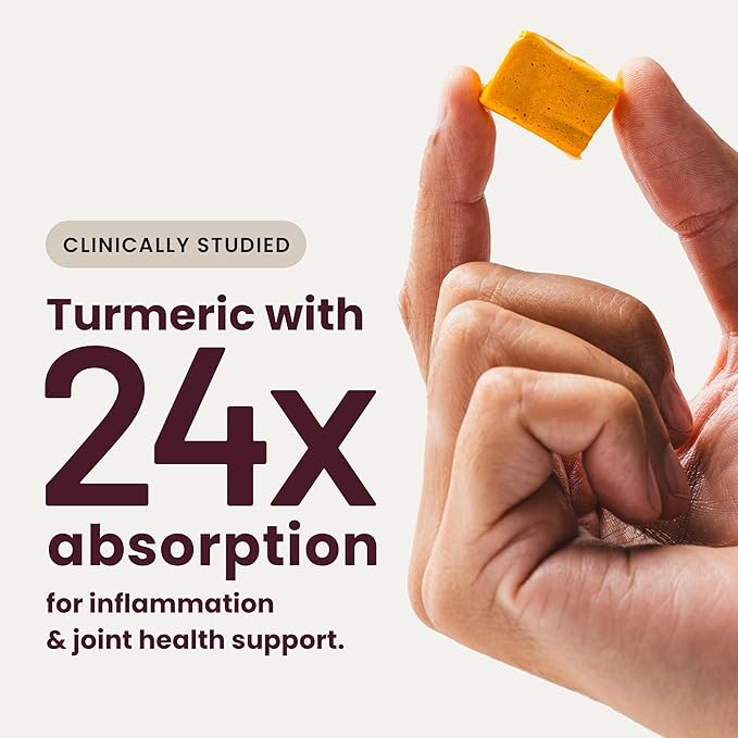 Humann SuperBeets Heart Chews & Turmeric Chews, Beetroot and Turmeric Supplement, High Absorption Curcumin Complex, Nitric Oxide Support, 90 Count