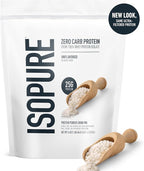Isopure Zero Carb 100% Pure Whey Isolate Protein Powder, Gluten Free, with Vitamins, Unflavored, 25g Protein Per Serving, 1 Lb, 16 Servings (Packaging May Vary)