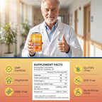 (2 Pack) Calcium Citrate 1200mg Gummies with Vitamin D3 for Women Men - High Absorption Calcium Gummies Supplements for Bone Teeth Muscle Healthy, Sugar Free, Vegan, Non-GMO, Orange Flavor, 120 Count