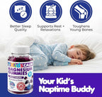 DR. MORITZ Sugar-Free Calm Magnesium Gummies for Kids and Adults - Non-GMO Magnesium Citrate Gummies - Blueberry Flavor - 1-Pack (60 Count)