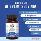 MARYRUTH'S Complete Gut Health+ Capsules | 5 Probiotic Blend | Butyrate | Corebiome® | Vegan Gut Support | Support Gastrointestinal Health & Microbiome | 2 Capsules Daily | 30 Servings