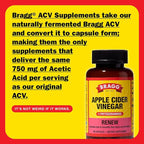 Bragg Apple Cider Vinegar Capsules (2pk) with Vitamin D and Zinc Renew Apple Cider Vinegar Capsules with Phytoceramides