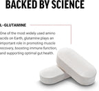 Force Factor L-Glutamine 1000mg Tablets, Glutamine for Muscle Recovery, Healthy Muscle Function, and Immunity, Vegan, Non-GMO, 100 Tablets
