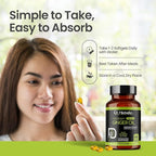 Dr. HERBALIST Ginger Oil Capsules 1600mg - Cold Pressed Zingiber Officinale with Gingerols & Shogaols | Supports Digestive Comfort & Joint Wellness* | Halal | 60ct