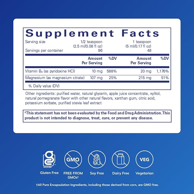Pure Encapsulations Magnesium Liquid | Hypoallergenic Combination to Support Musculoskeletal and Cardiometabolic Health | 8.1 fl. oz.