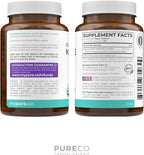 PURE CO USDA Organic Milk Thistle Capsules - 80% Silymarin Supplement for Liver Support- Super Concentrated 300mg of 30:1 Milk Thistle Extract Liver Detox 120 Day Supply