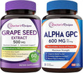 Doctor's Recipes Grape Seed Extract and Alpha GPC Choline Supplement