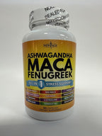 NEW AGE Ashwagandha Maca Root Fenugreek Supplement with Tongkat Ali Ginseng - Support Health - Made in USA - 120 Count