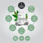 Organixx Magnesium 7 Supplement, Natural Magnesium Capsules for Sleep Support, Muscle Recovery, with Vitamin B6 and Manganese Citrate and Glycinate, Vegan, Non GMO, 180 Count (60 Capsule 3 Pack)