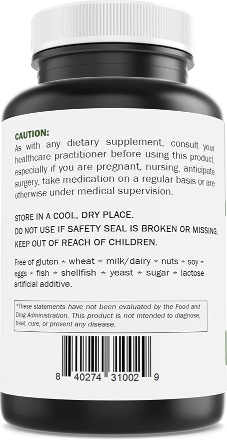 Brieofood D-Mannose Capsules - Urinary Tract Health- 1500mg Per Serving - 120 Capsules