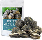 Natural Premium Black Maca Root Slices, Cut & Sifted, 4.0oz(114.0g), Premium Grade Dried Maca Root Slices, Non-GMO