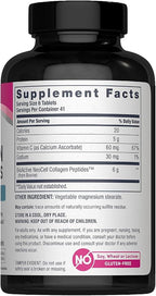 NeoCell Collagen Peptides | 250 Tablets | with Vitamin C | Grassfed Supplement | Hair, Skin, & Nails | for Women and Men