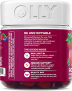 OLLY Women's Multivitamin Gummy, Vitamins A, D, C, E, Biotin, Folic Acid, Adult Chewable Vitamin, Berry Flavor, 45 Day Supply - 90 Count (Pack of 12)