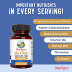 MaryRuth Organics Ultra Digestive Enzymes Capsules | Up to 2 Month Supply | Supplement for Gut Health Support | Digestion & Immune Support with Amylase | Lipase & Lactase | Vegan | 60 Count