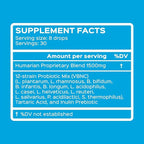 Probonix Humarian Liquid Probiotics for Adults - 12-Strain Probiotic Drops to Fortify Gut Health, Immunity and More - 30-Day Supply - Delicious Grape Flavor