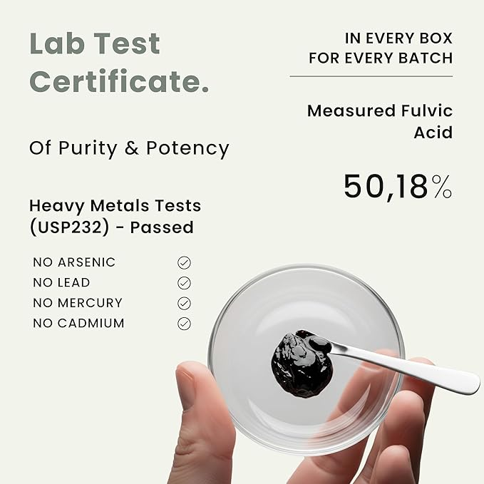 Pure Himalayan Shilajit Resin - 50g Organic Shilajit for Men & Women with Fulvic Acid & 85+ Trace Minerals for Energy, Strength & Immunity - Lab Tested for Purity & Potency - 100 Servings