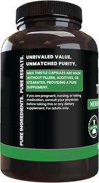 Pure Original Ingredients Milk Thistle (365 Capsules) No Magnesium Or Rice Fillers, Always Pure, Lab Verified
