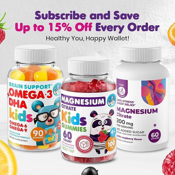 DR. MORITZ Magnesium Gummies for Adults - Sugar-Free Calm Magnesium Gummies - Supports a Healthy Stress Response - Raspberry Flavor - Non-GMO, 200 mg, 2 Pack (120 Count)