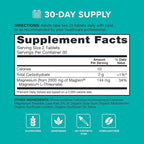 Qunol Q-Mag Magnesium L-Threonate Tablets, 2000mg of Magtein to Help Support Cognitive Performance, Improve Mental Alertness & Productivity, Supports Restful Sleep, High Absorption, 60 Count
