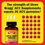 BRAGG Renew Apple Cider Vinegar Capsules with Phytoceramides Energy Apple Cider Vinegar Capsules with B Vitamins