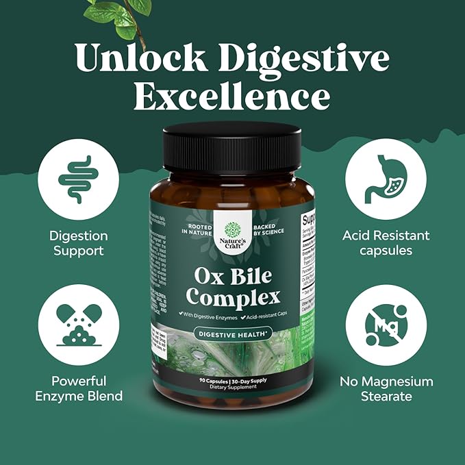 Bundle of Digestive Enzymes with Ox Bile Supplements for No Gallbladder for Pancrease Cleanse & Detox and High Absorption Magnesium Sleep Supplement Magtein Magnesium L-Threonate and Apigenin Theanine