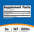 Nutricost Beta Alanine 500 Gram Bottles (2 Pack for 1 KG) - Pure Beta Alanine