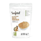 Sunfood Superfoods Organic Maca Powder Supplement for Men & Women - Maca Root Powder Organic with Adaptogens, Peruvian, Raw, Vegan - 8 Oz Bag