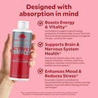 Vitamin B Complex Liquid Supplement, Purality Health, Liposomal Enhanced Absorption, B1, B2, B3, B5, B6, B12 & Biotin + Essential Minerals, 15 Day Supply
