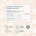 BodyBio Liposomal Glutathione - Master Antioxidant for Cellular Protection, Advanced Liposomal Absorption for Detox & Toxin Removal