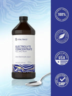 Carlyle Electrolyte Concentrate | 16 fl oz | Full Spectrum | Ionic Supplement with Magnesium, Potassium. and Sodium | Vegan, Non-GMO & Gluten Free Formula | by Vital Trace
