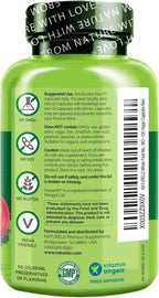 NATURELO Whole Food Multivitamin for Women 50+ (Iron Free) with Vitamins, Minerals, & Organic Extracts - Supplement for Post Menopausal Women Over 50 - No GMO - 120 Vegan Capsules