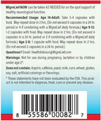 MigreLief-Now Fast-Acting Formula, As-Needed Nutritional Support for Migraine and Headache Sufferers - 60 Vegetarian Capsules
