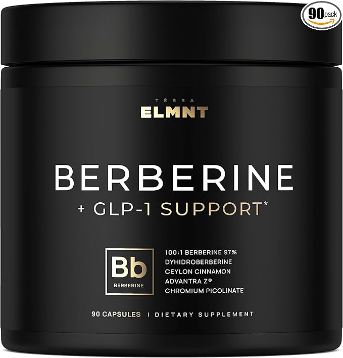 1,950mg GLP-1 Berberine Weight Loss Supplement + Dihydroberberine, Ceylon Cinnamon, Chromium Picolinate, Bitter Melon - 100x Strength Berberine 1500mg Natural Appetite Suppressant Pills for Women