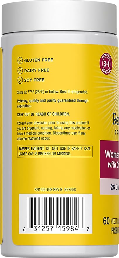 Renew Life Women's Daily Probiotic + Prebiotics, 60 CT