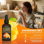 Methylated B Complex Liquid Drop, Liquid B Complex Vitamins for Women, with Methyl B12, Methylfolate, B1, B3, B5, B6, B7, C, Omega-3, Inositol, Magnesium, TMG Supplement for Energy Support, 2 FL OZ