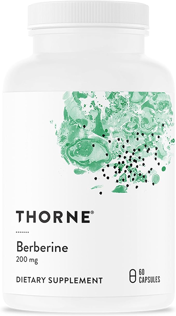 THORNE - Berberine - 200 mg (Formerly Berbercap) - Supports Heart Function, Immune System and Gut Health* - 60 Capsules