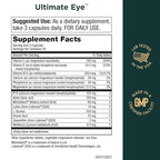 Ultimate Eye Support by Purity Products - 10 mg of Lutein w/Lutemax 20/20, 100 mg of Alpha Lipoic Acid, 2 mg Zeaxanthin Eye Vitamins - Clinically Studied - Blue Light Wave Protection - 90 Capsules