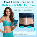 NAD+ Patches Comfortable All-Day Wear Vegan, Water-Resistant 60 Patches