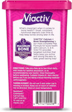 Viactiv Max Formula Calcium +Vitamin D3 Supplement for Bone Health, Rich Caramel, 100 Soft Chews - 6 Pack